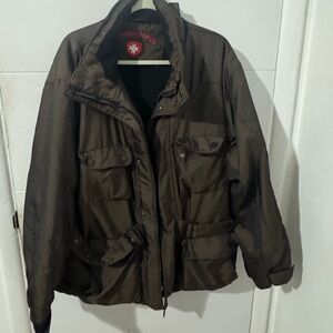 Men's Brown Puffer Jacket